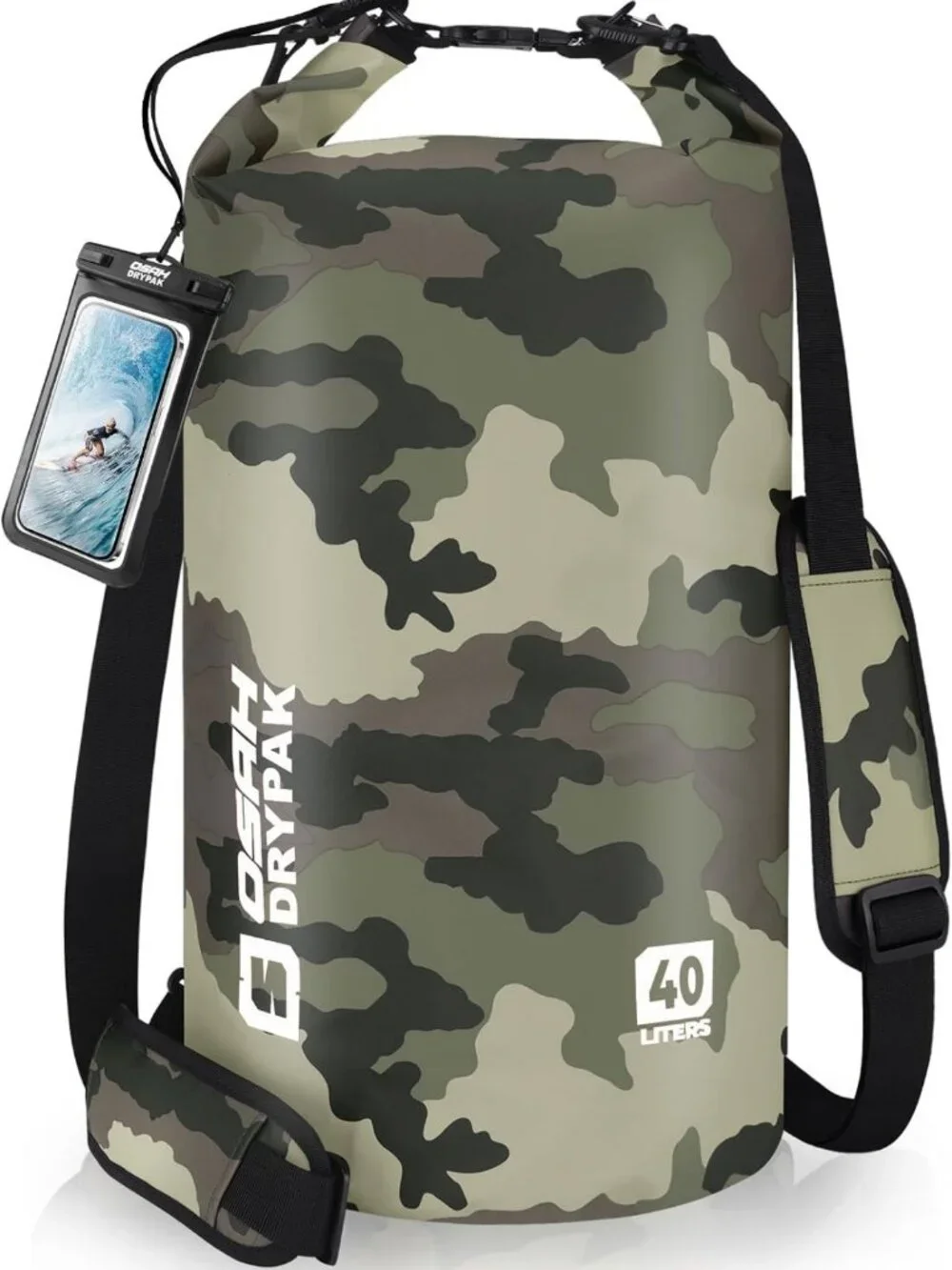 Lightweight Waterproof Dry Bag - Roll Top Storage Backpack for Travel, Kayaking